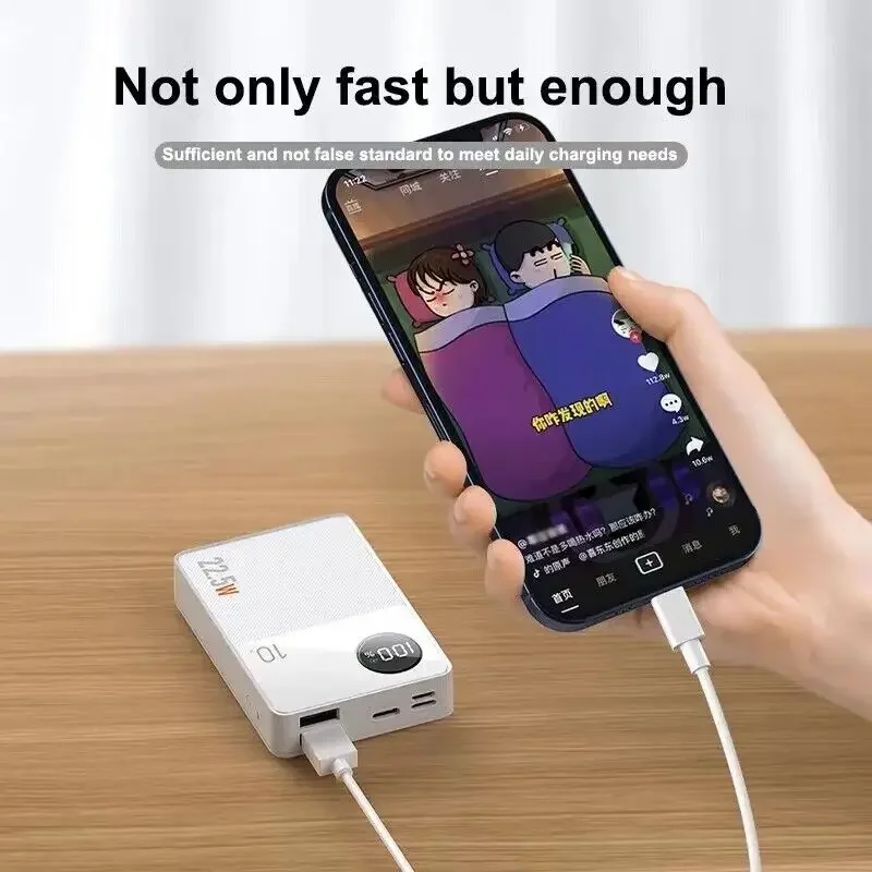 1/2/30000mAh Portable Charger PD20W Fast Charging External Battery Power Bank