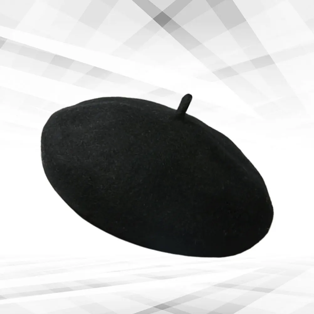 

Lovely Beret For Girls Wool Blended Warm Hat French Style Cute Autumn Winter Spring Lightweight 'S Headwear