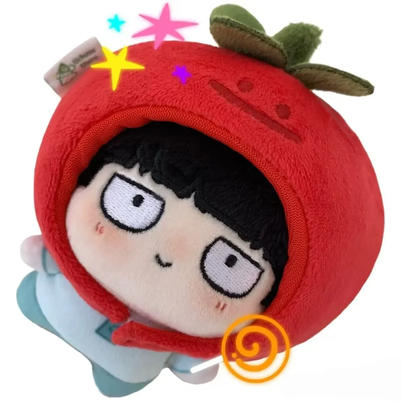 10 cm gefüllte Mob Psycho100 Kageyama Shigeo Reigen Arataka Big Head Baumwollpuppe Dress Up Plüschtier für Rucksack Ornament Schlüsselanhänger