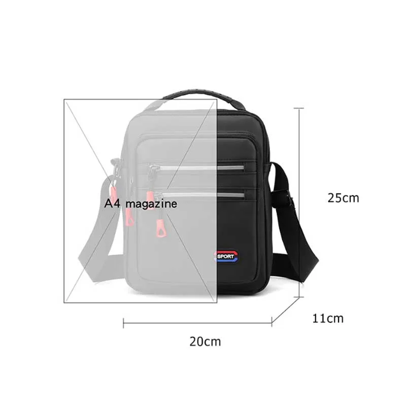 

For Dad and Husband (anniversary Gift) Men's Business Crossbody Bag, Office and Leisure Shoulder Bag Handbag and Purse bolsa