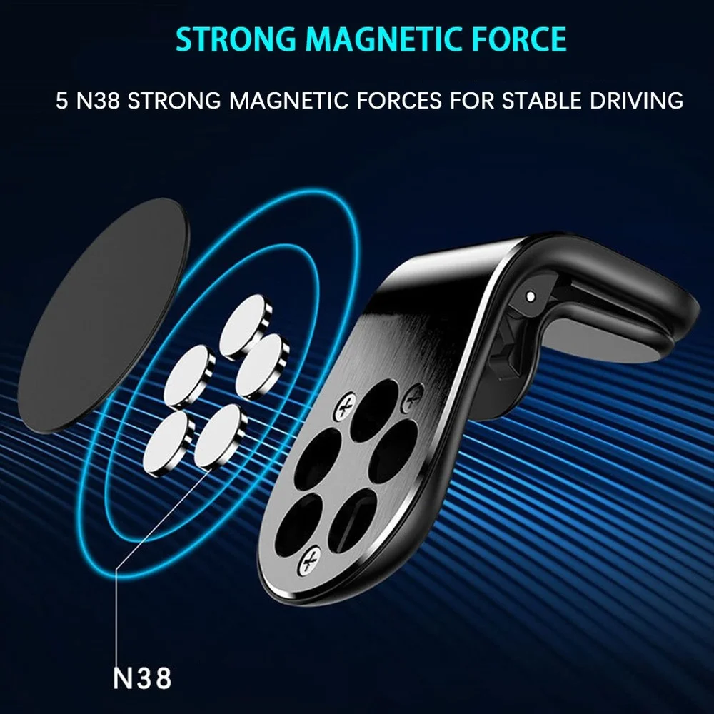 Magnetic Universal Car Phone Holder Air Vent Mount Stand in Car GPS Mobile Cell Phone Holder Blacket For iPhone Samsung Xiaomi