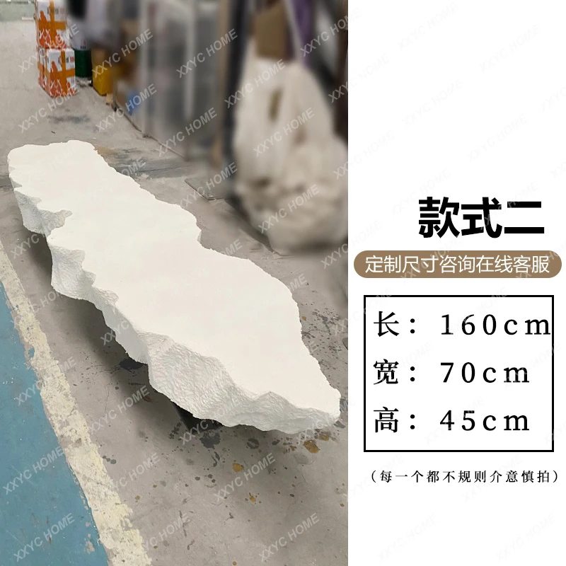 

Clothing store display stand stainless steel creative water table women's clothing irregular table display props