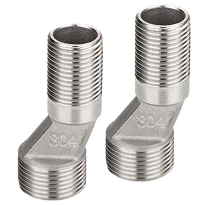 Adaptadores grifo pared acero Industrial, adaptador grifo cocina, extensor juntas plomería, conectores