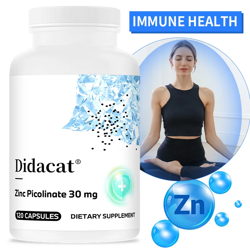 

Пиколинат цинка премиум-класса 30 мг — поддерживает здоровье иммунной системы — способствует здоровью глаз, общих благословений, натуральный антиоксидант