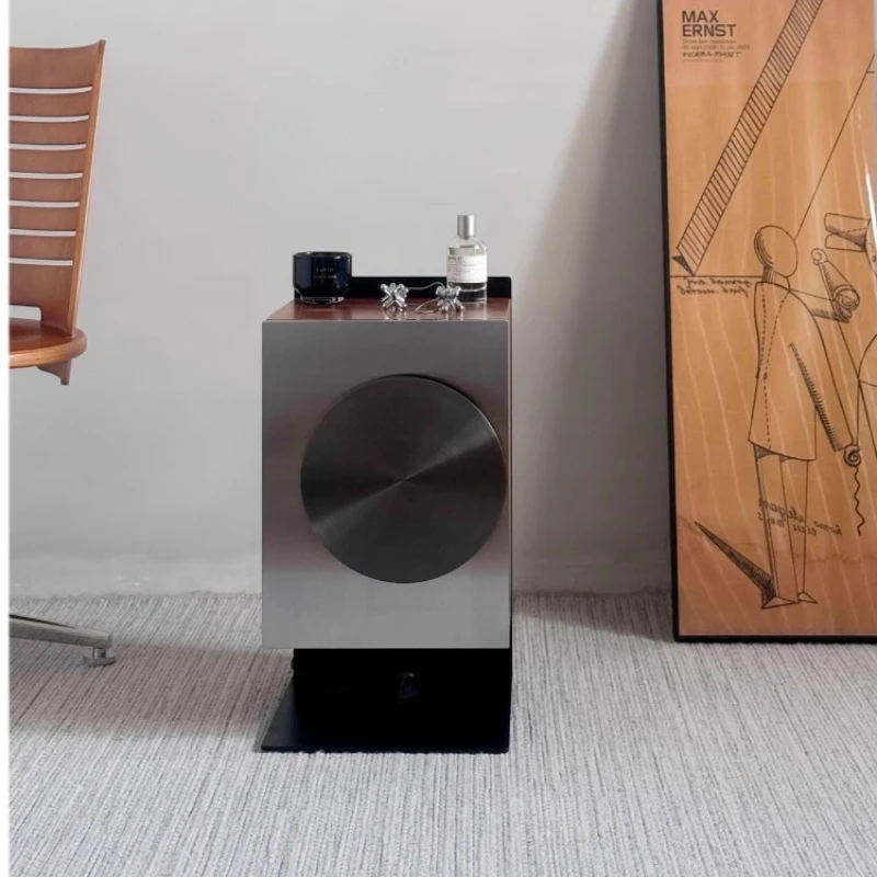 

Metal Luxury Bedside Table Bedroom Aesthetic Narrow Drawers Cool Bed Table Cabinet Storage Mesa De Noche Home Furniture