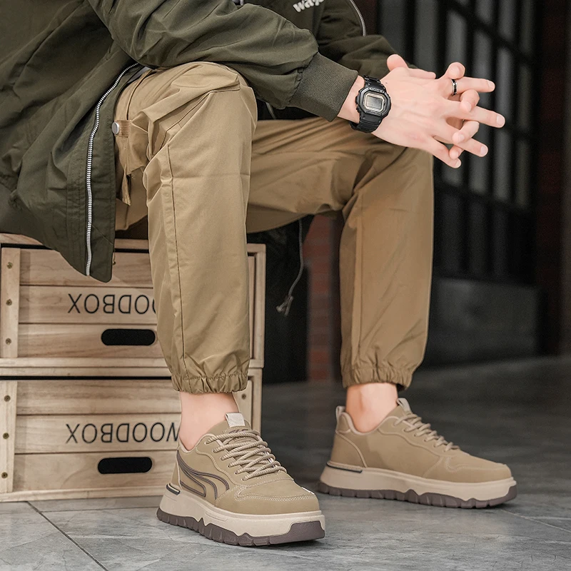 

Мужская корейская версия обуви для доски. Модная и универсальная модная уличная походная обувь. Мужская обувь для свиданий и общения.