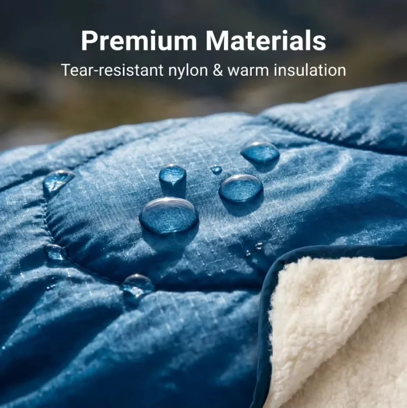 YTYINMultifunctional Outdoor Picnic And Camping Blanket Waterproof Nylon Quilted Puffy Blanket
