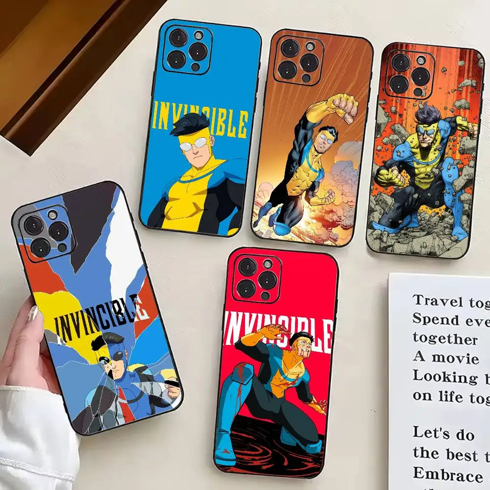 

Cool man I-Invincible-es Phone Case For iPhone 17, 16,15,14,13,12,11 Plus,Pro Max, Others Soft Black Cover
