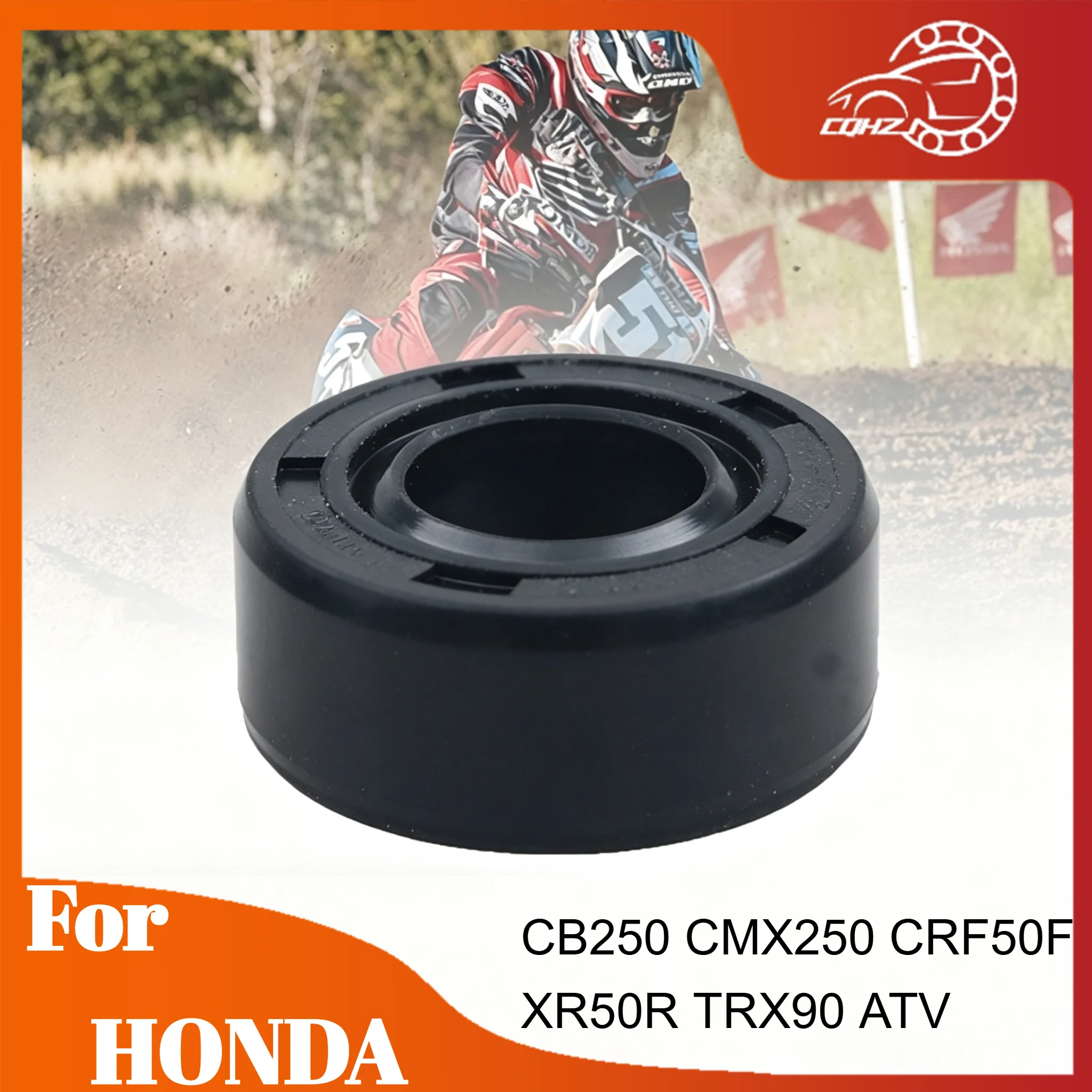 CQHZJ Motorcycle Gear Shift Shaft Oil Seal For Honda CB250 CMX250 CRF50F XR50R TRX90 ATV Nitrile rubber Oil Seal Parts 1985-2013