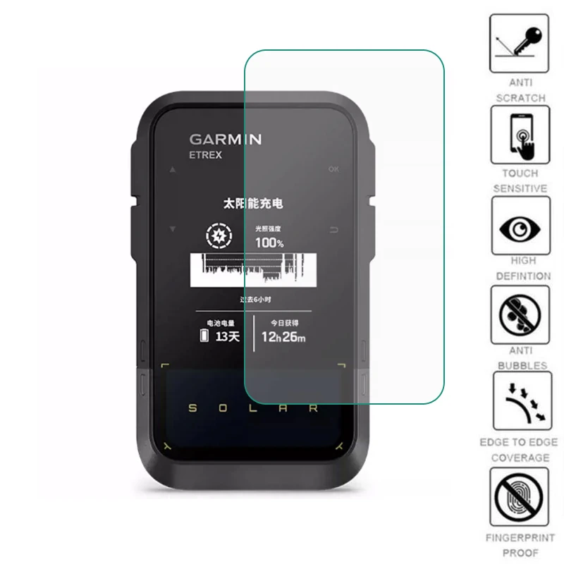 얇은 투명 스크린 보호대 커버, PET 소프트 보호 필름 가드, 가민 에트렉스 솔라 GPS 핸드 헬드 네비게이터 액세서리, 3 개