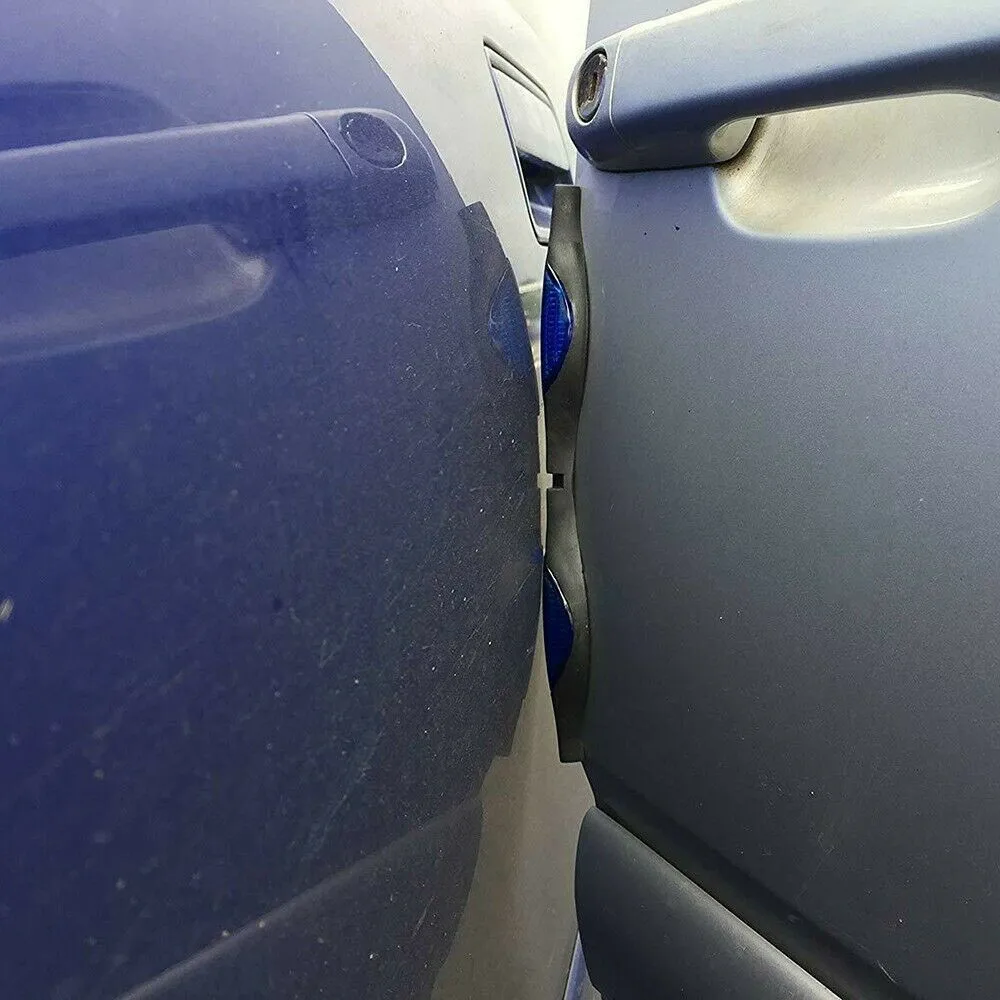 

Prevent Anti-collision Sticker Protect Scratches 2pcs Blue Door Edges Guards Protectors Brand New High Quality