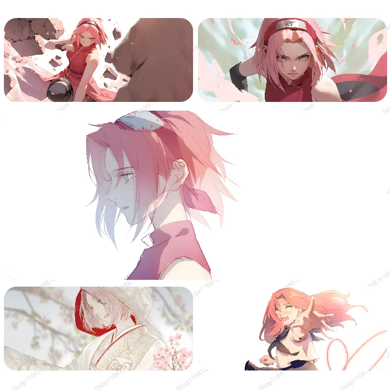 Anime Sakura Haruno Mousepad Gaming Mouse pad Gamer Pc Accessories Deskmat Keyboard Mat Desk Protector Mause Pads
