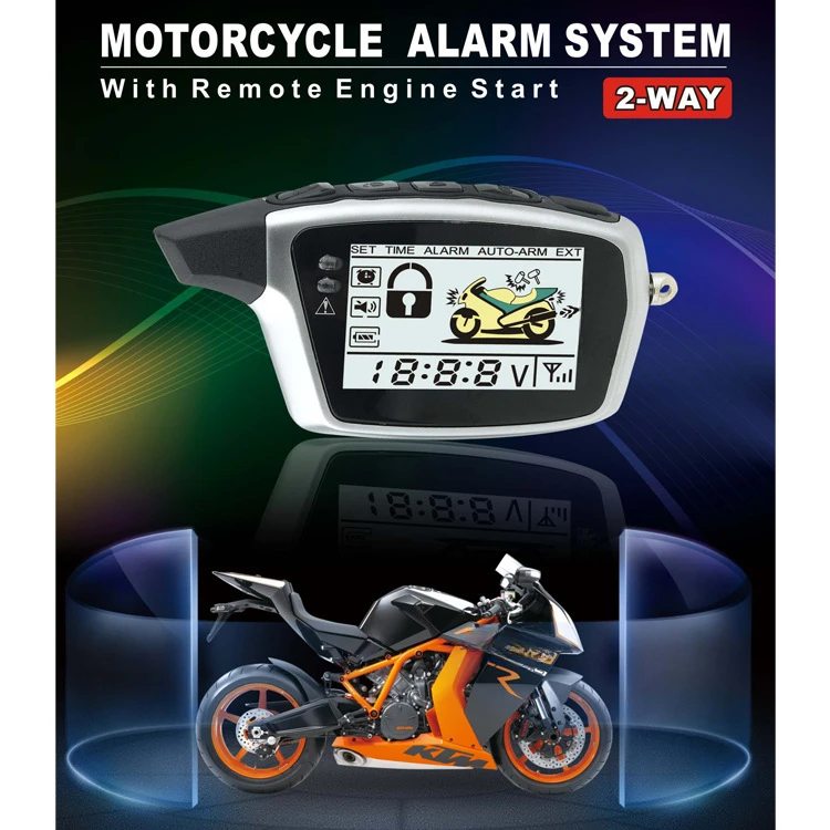 Motorcycle anti-theft device, wireless alarm remote control remote vibration accessories