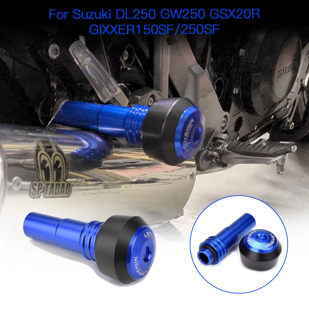 Motorcycle accessories Frame Exhaust Anti-Fall Sliders Crash Protection For Suzuki DL250 GW250 GSX20R GIXXER 150SF GIXXER 250SF