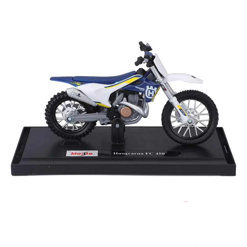 Maisto 1:18 escala husqvarna fc 450 réplicas da motocicleta com detalhes autênticos motocicleta modelo coleção presente brinquedo