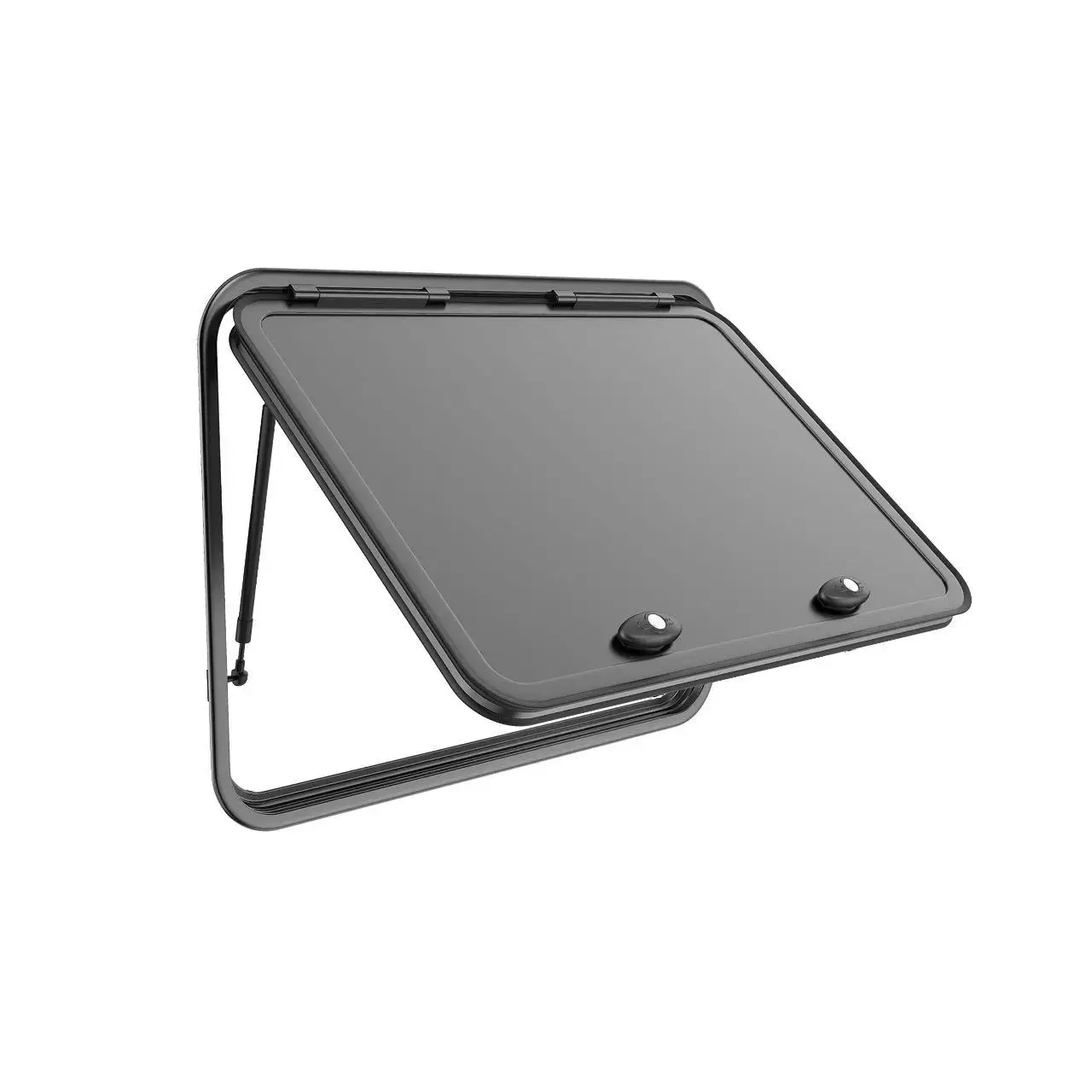 RV Accessories Factory Camper Part Black Lockable RV Caravan Luggage Door Hatch Door Compartment Door view 3