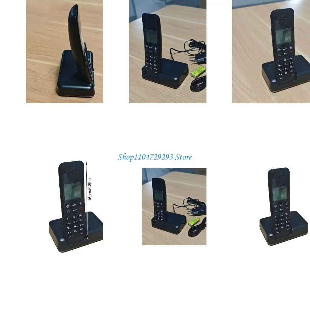 Y2GD Cordless Digital Phone System Caller Voice Note Function European Port Home Office Communication Device
