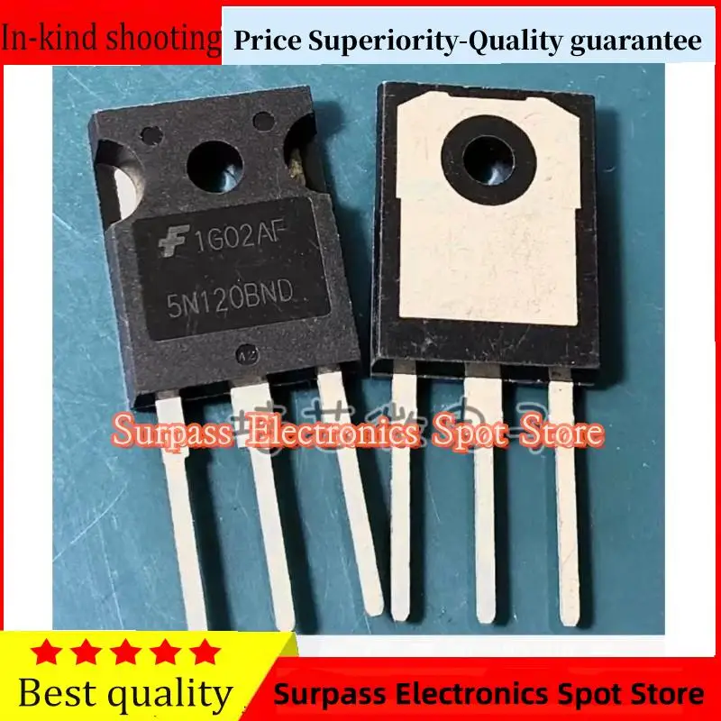 10PCS-100PCS  5N120BND HGTG5N120BND  IGBT TO247 1200V 21A  Price Superiority-Quality guarantee