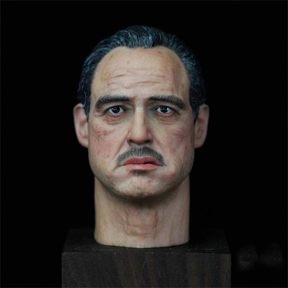 

For Sale 1/6th Hand Painted The Golden Years Godfather Vivid Head Sculpture Carving for 12'' PH TBL Action Figure