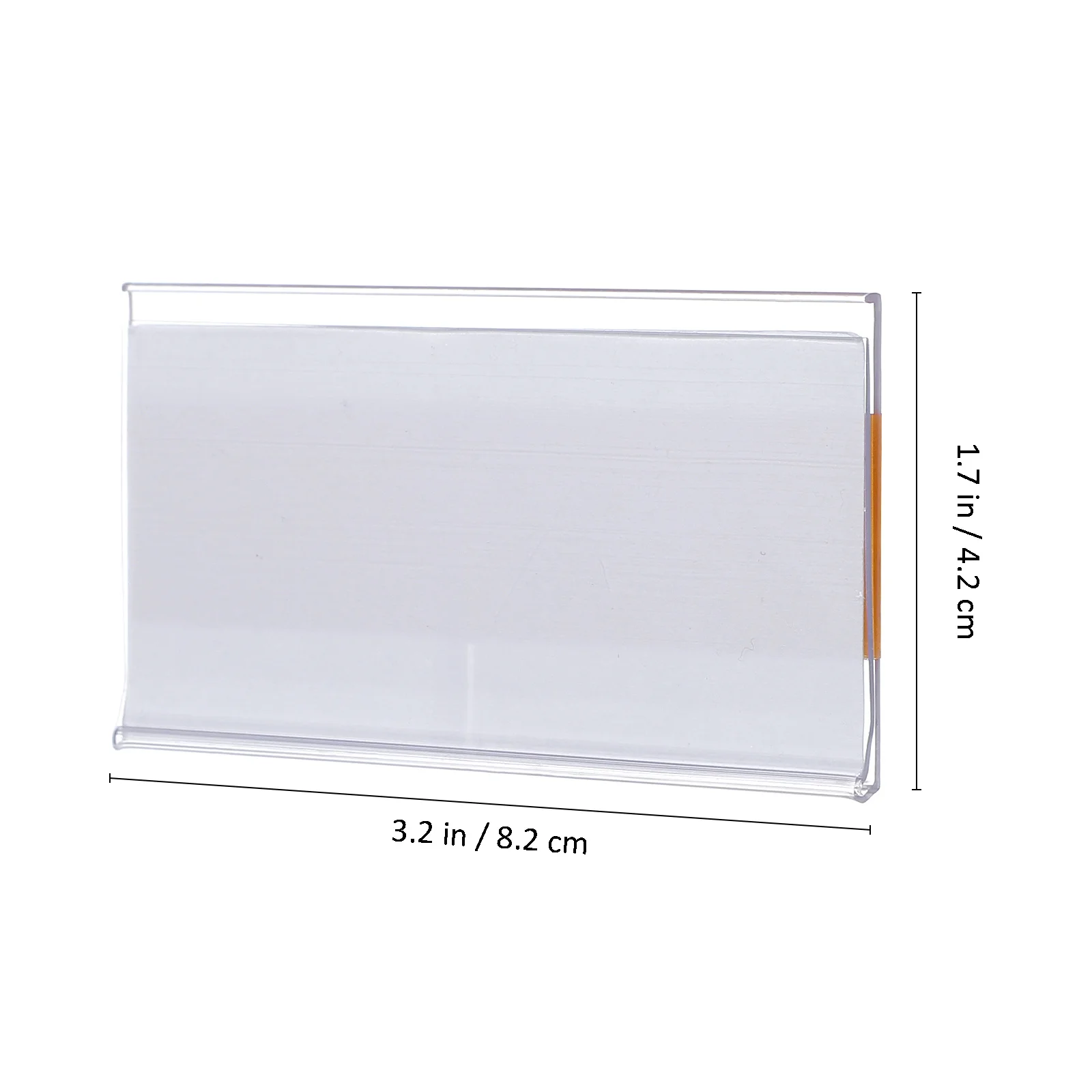 

60Pcs Transparent Drawer Labels Shelf Label Holders PVC Adhesive Wire Shelf Tags Organizing Storage Box Labels