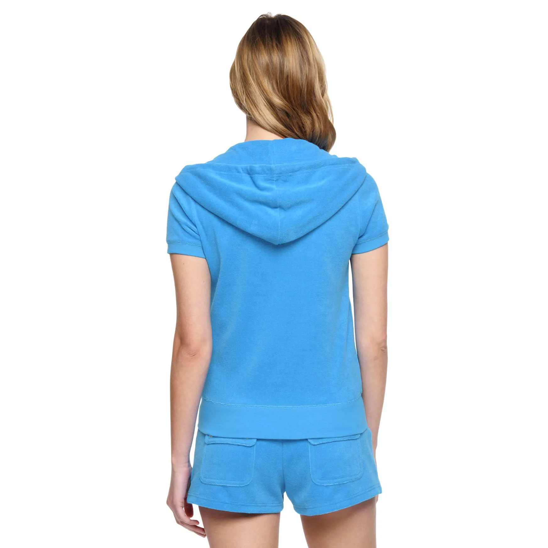 2024 Summer New Toweling Short Sleeve Set Women\'s Soft Comfortable Hoodies and Fashion Casual Shorts Two Piece Set