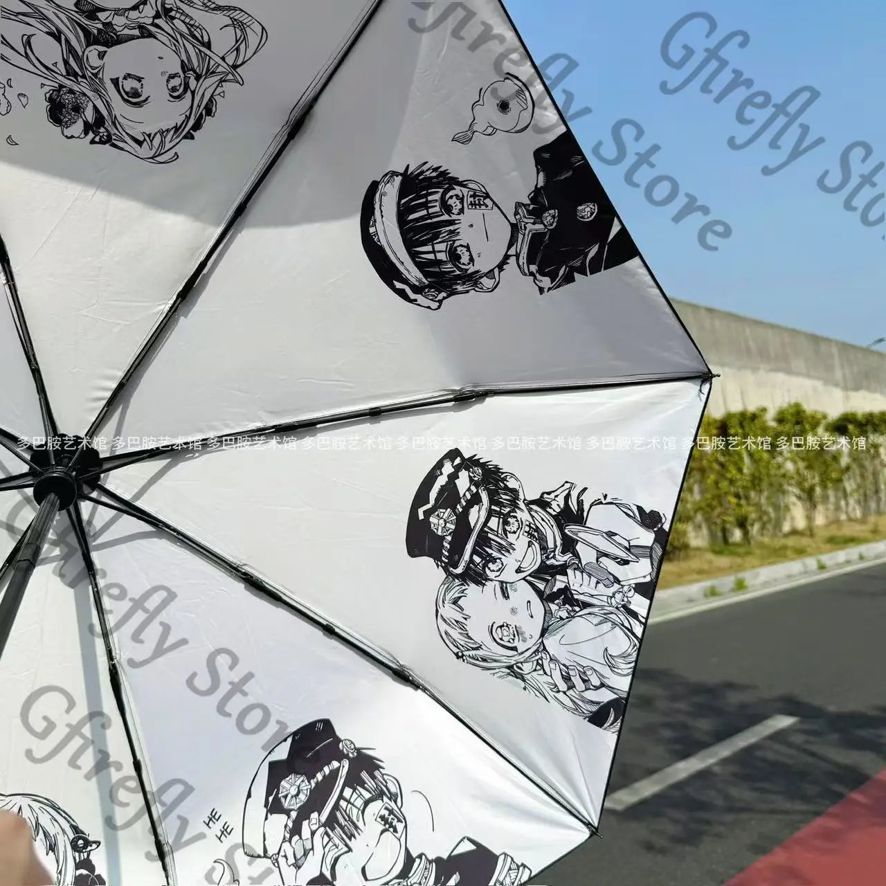 Toilet-bound Hanako-kun Voluntarily Bumbershoot Portable Colleagues Umbrella Anime Gorgeous Sunscreen Ambitus Rainshade Gift