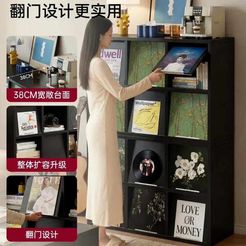 for Bookcase Free Combination Lattice Cabinet Flip Cabinet Modular Cabinet Half Wall Storage BucketSofa Side