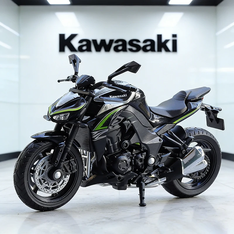 

WELLY 1/18 Kawasaki Z1000R 2017 Die Cast Motorcycle Model Toy Vehicle Collection Autobike Off Road Autocycle Toys Car
