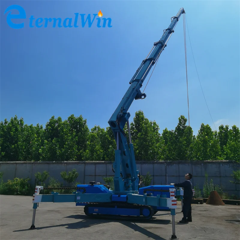 Bestselling 6ton-50ton Crawler Spider Crane diesel Powered With Remote Control