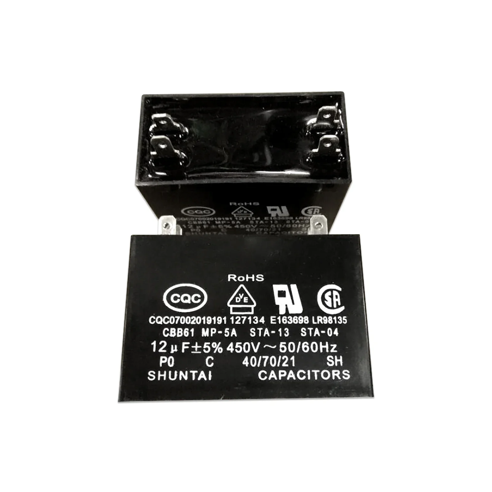 5Pcs Air Conditioning Fan Motor Starter Puzzle, Itor, 1UF, 450 UF, 1.2UF, 2UF, 1.5UF, 3UF, 2.5UF, 3.5UF, 5UF, 4.5V