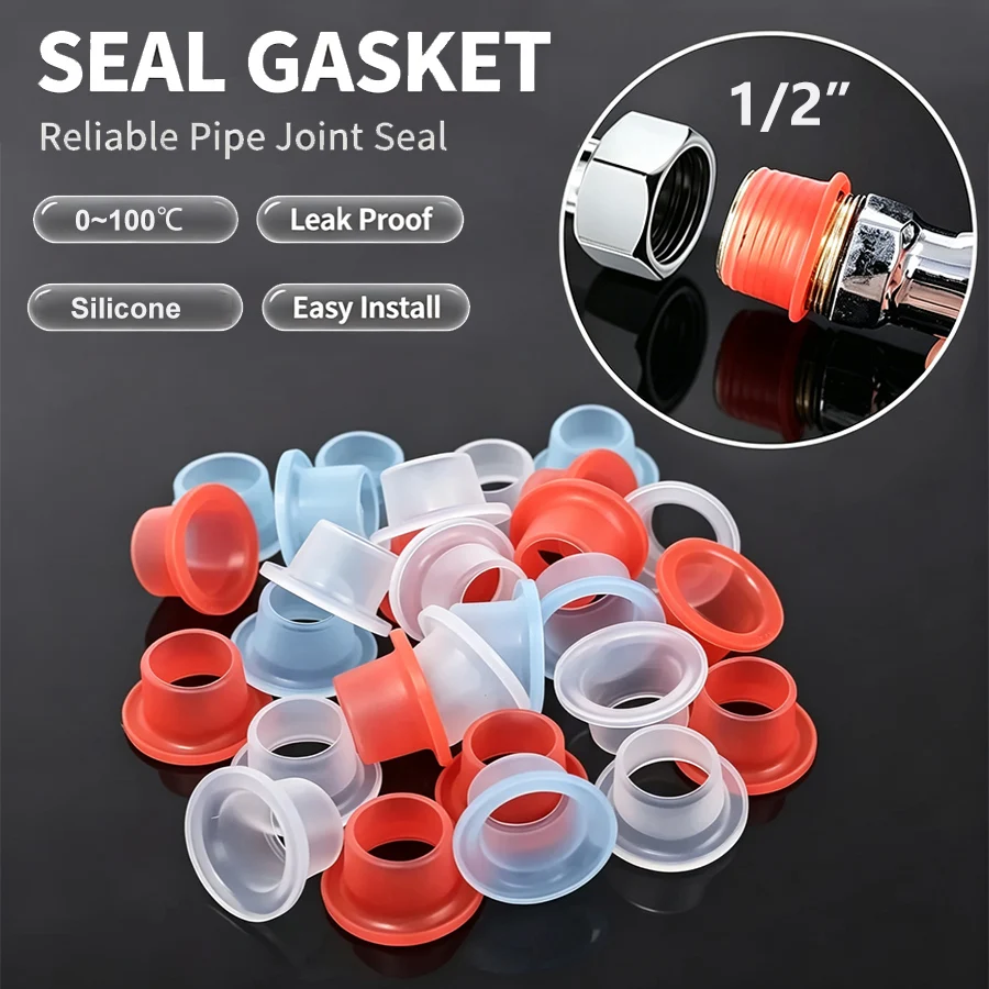 5-100PCS Faucet Leak-proof Sealing Gasket Washer Silicone Raw Belt Triangle Valve Rubber Pipe Hose Prevent Dripping Leakage Plug
