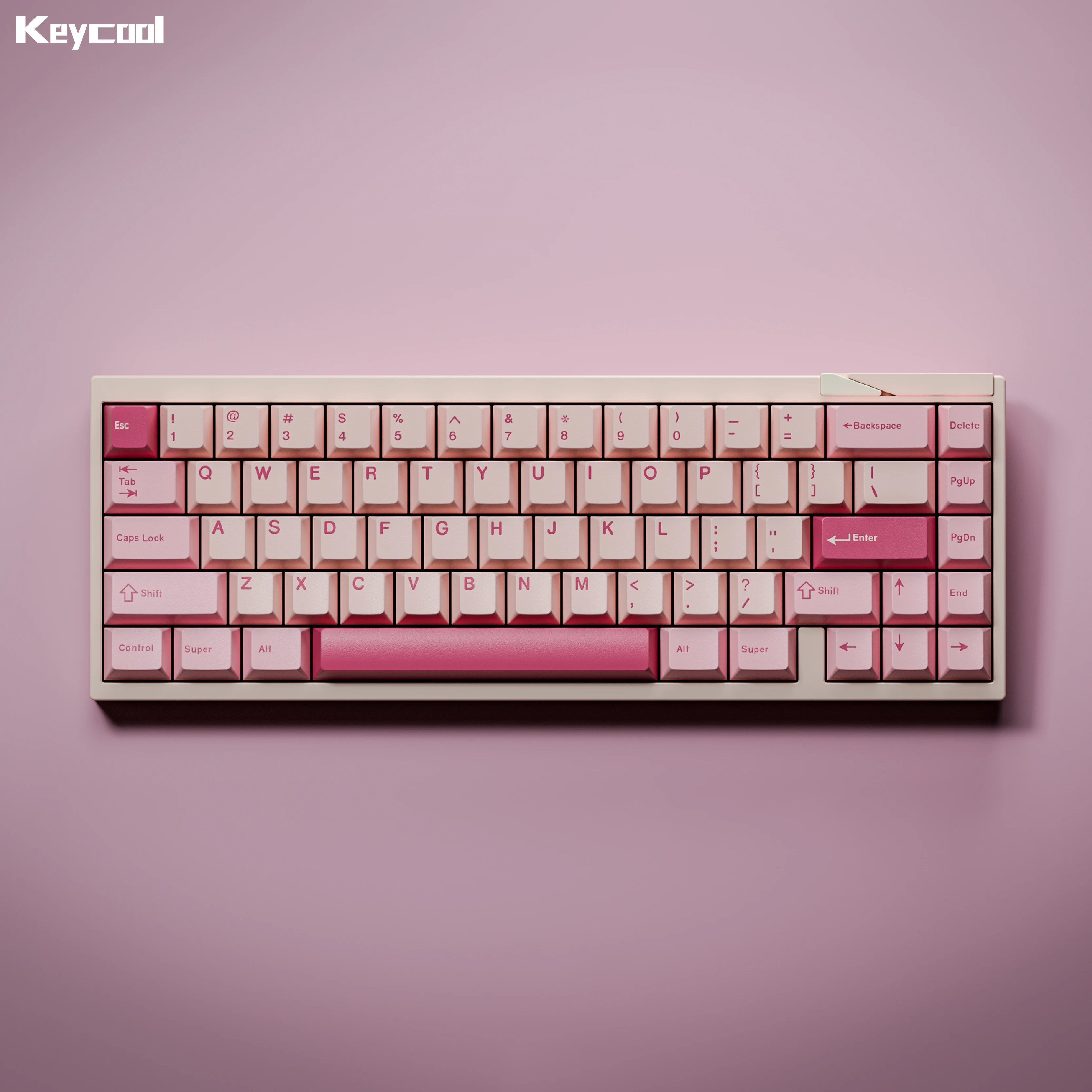 

3 modes low latancy CNC ALuminum metal case 68 keyboard kit Gasket hotswap RGB gaming mechanical keyboard bluetooth KEYCOOL