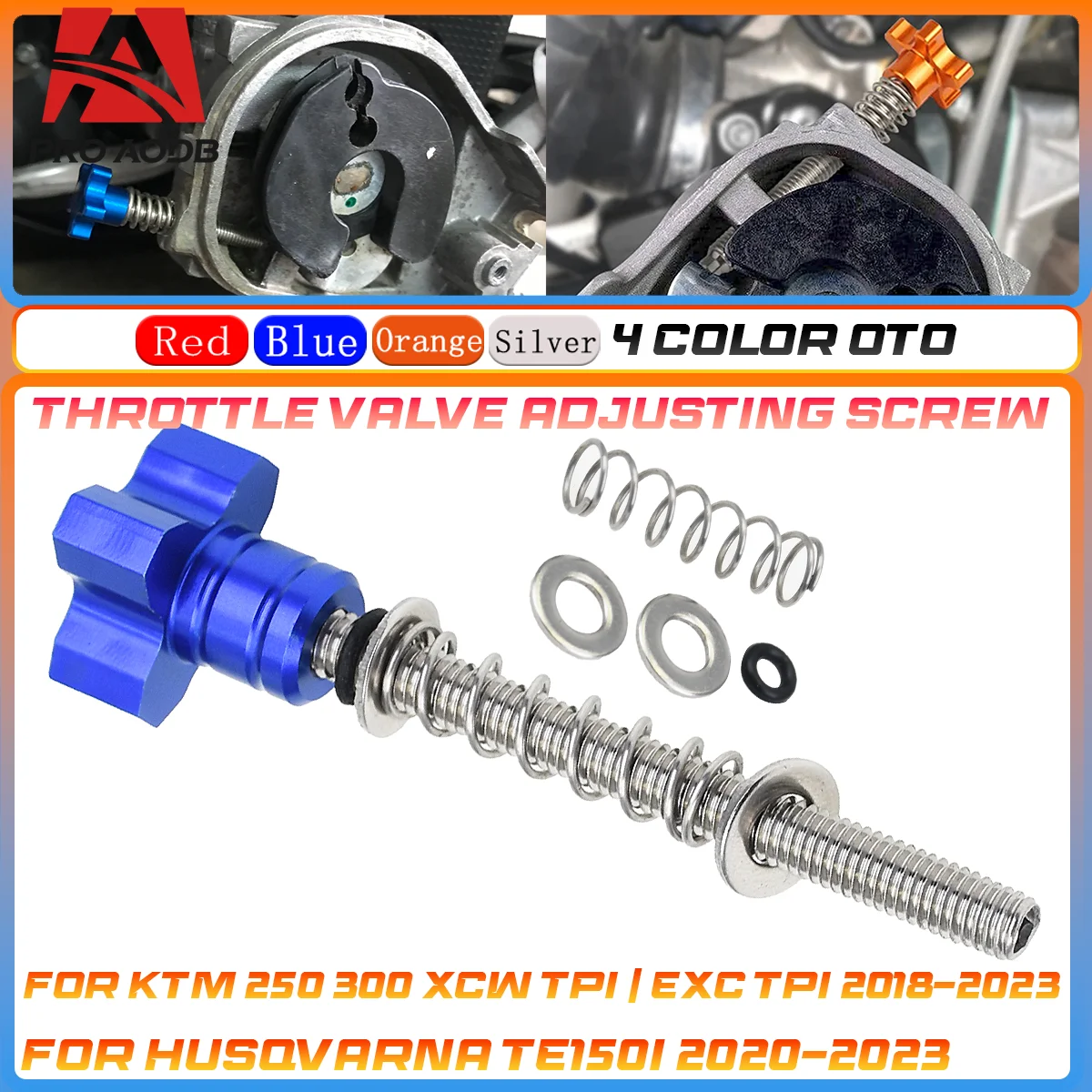 

Power Surge For KTM XCW EXC TPI 1 Off-road motorcycle throttle valve adjustment screws unleash the engine to its full potential