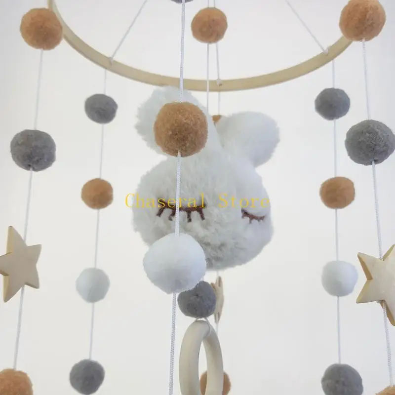 E7CE Rattatable Crib Mobile Toy Cartoon Pendse Baby Crib Música Música juguete Pule Mobile TEATER TOYA SUMINISTRO ROOMA
