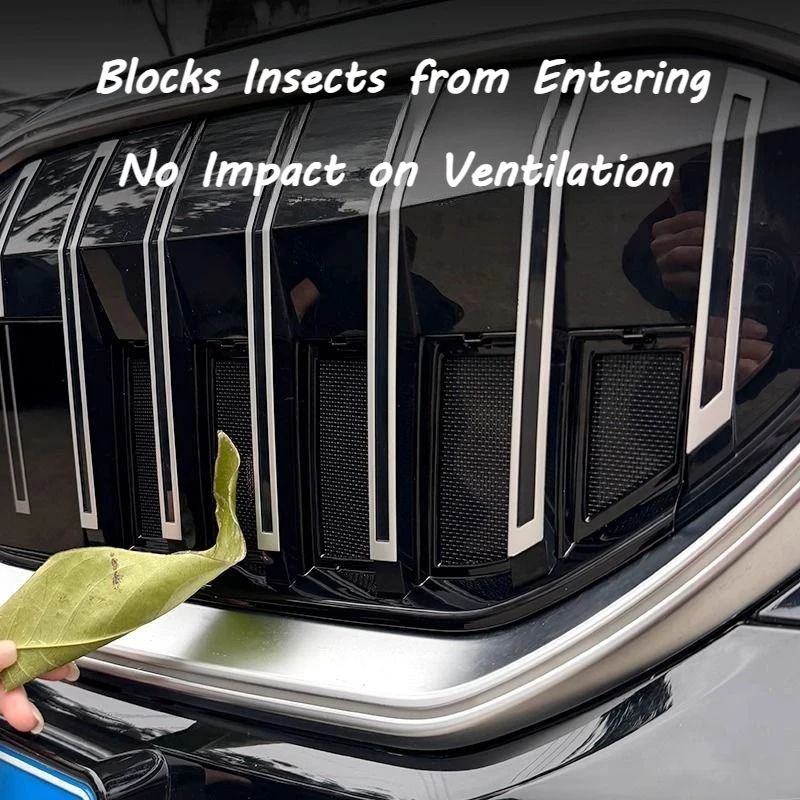 Upper Grille Insect Mesh for 5 Series 2024-2025 / i5 Radiator Protector for 525/530 Removable Hidden Grille Guard Easy Install