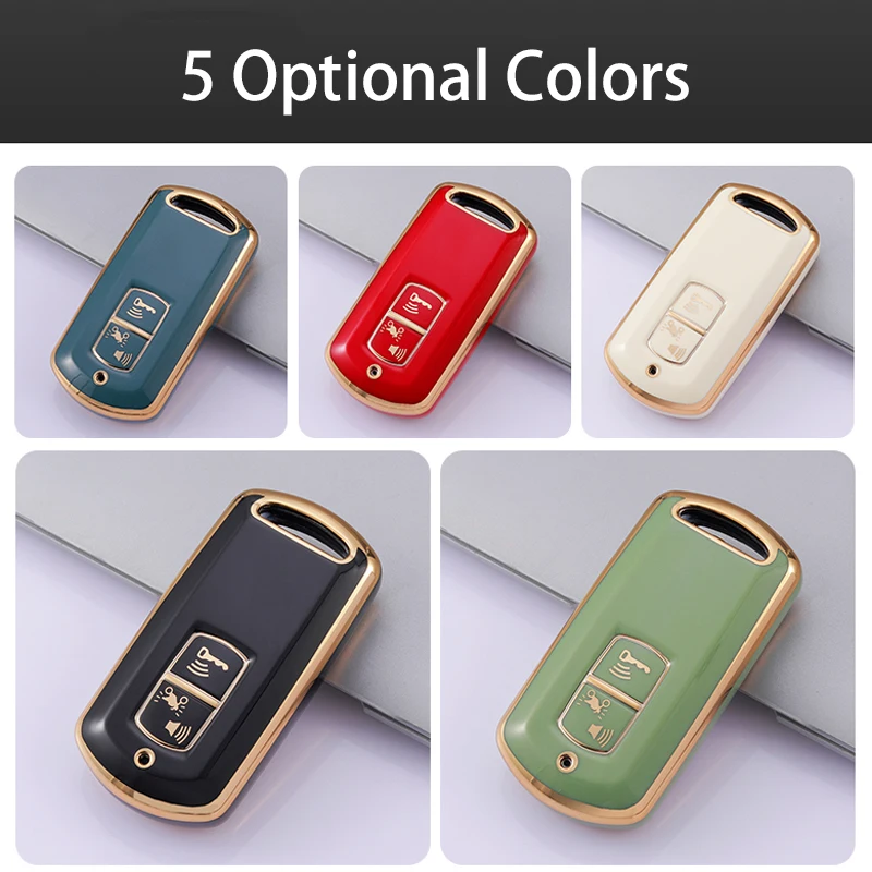 Funda de TPU con 2 botones para mando a distancia de coche, Protector de llave para Honda PCX 150 VARIO SH125 Super Cub C125, Scooter
