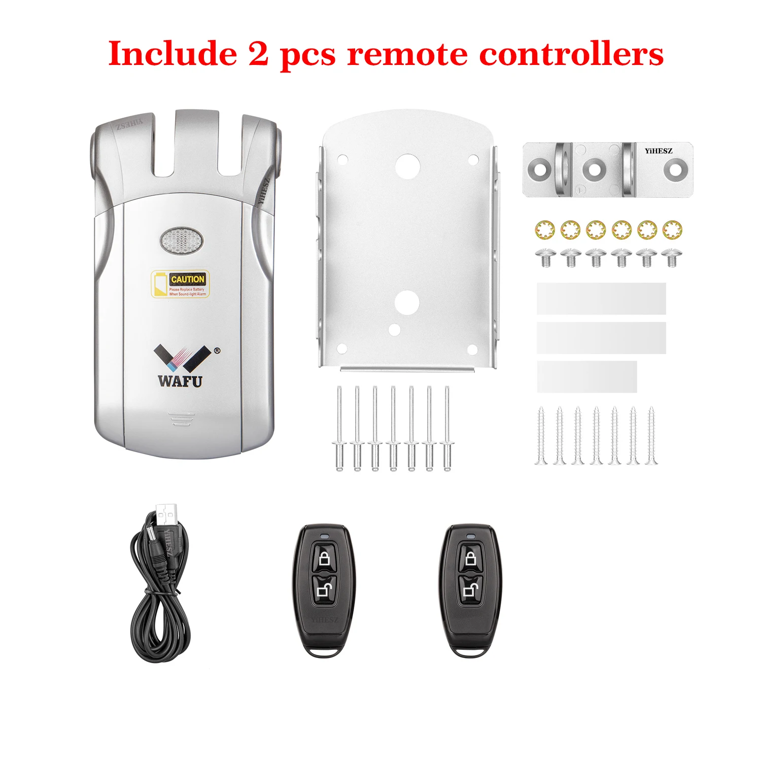 Wafu serrure de porte 019 télécommande serrure à pêne dormant électronique sans clé Tuya Bluetooth/W
