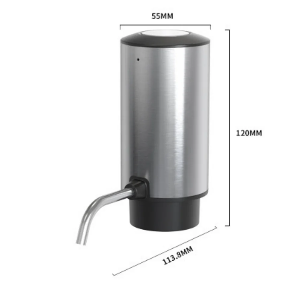 

Automatic Rechargeable Electric Wine Decanter with Stainless Steel Design for Efficient Aeration and Dispensing