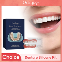 Snap On Veneers Denture Temporary Orthodontic Brace False Teeth Instant Confident Smile Soft Comfortable Dentures Kit For Adult