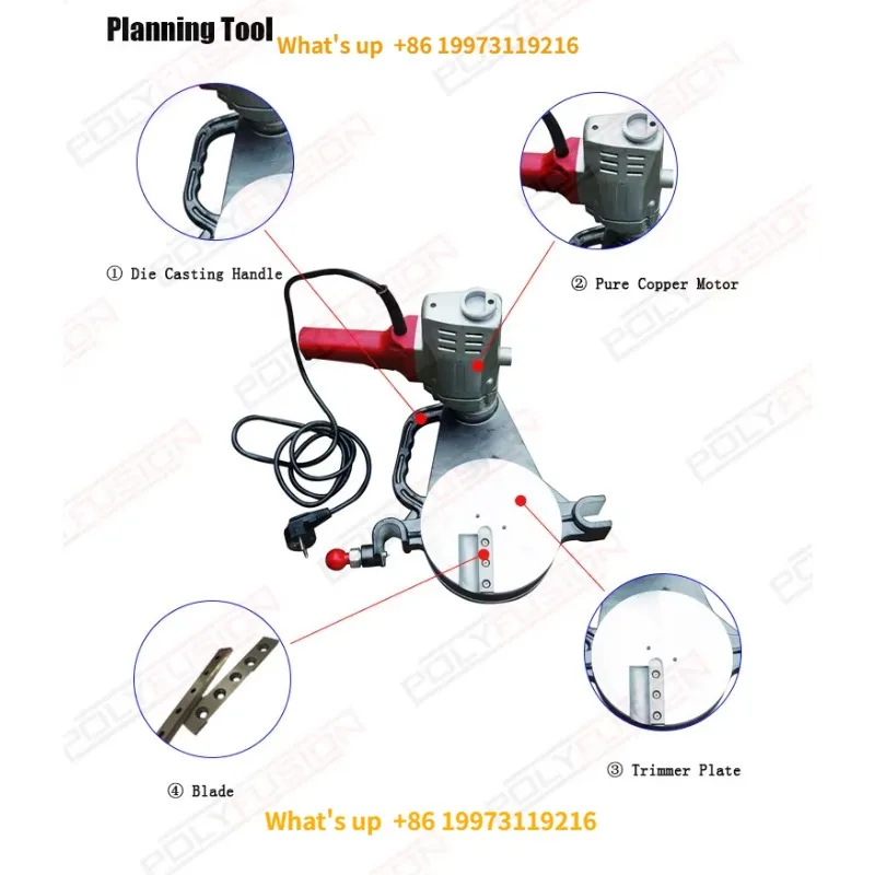 2026 China Making Thermofusion Welding Hdpe Manual fusion Machine Plastic Pipe Welder