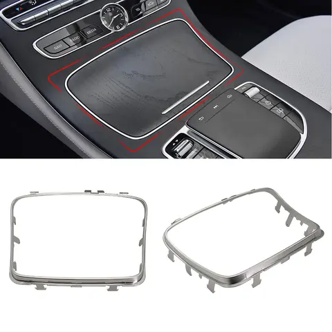 자동차 물컵 거치대 스트립 도금 재떨이 트림 링, 메르세데스 W213 벤츠 E 클래스 E200 E260 E300 E63 AMG 2136830500