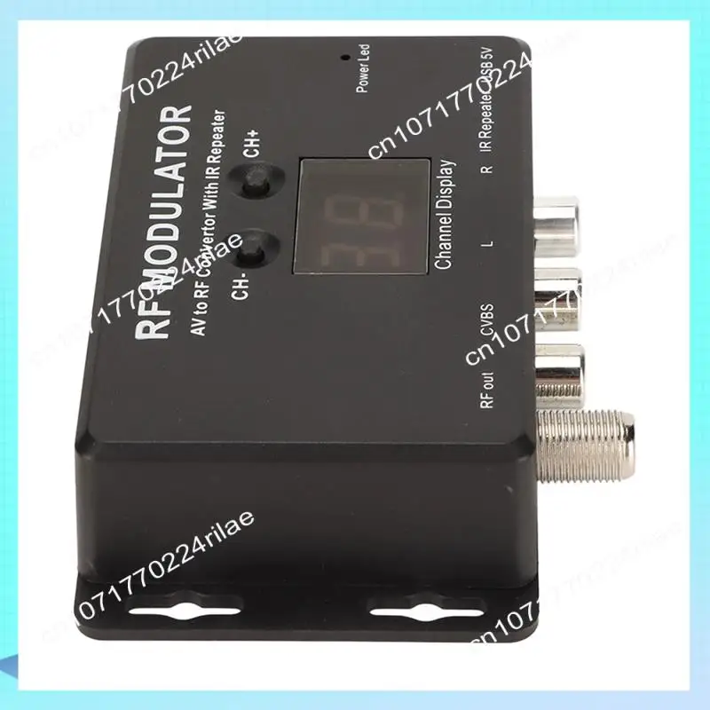 Modulador RF A17Z profesional PAL NTSC 21 canales AV a RF convertidor para decodificador DVR DVD