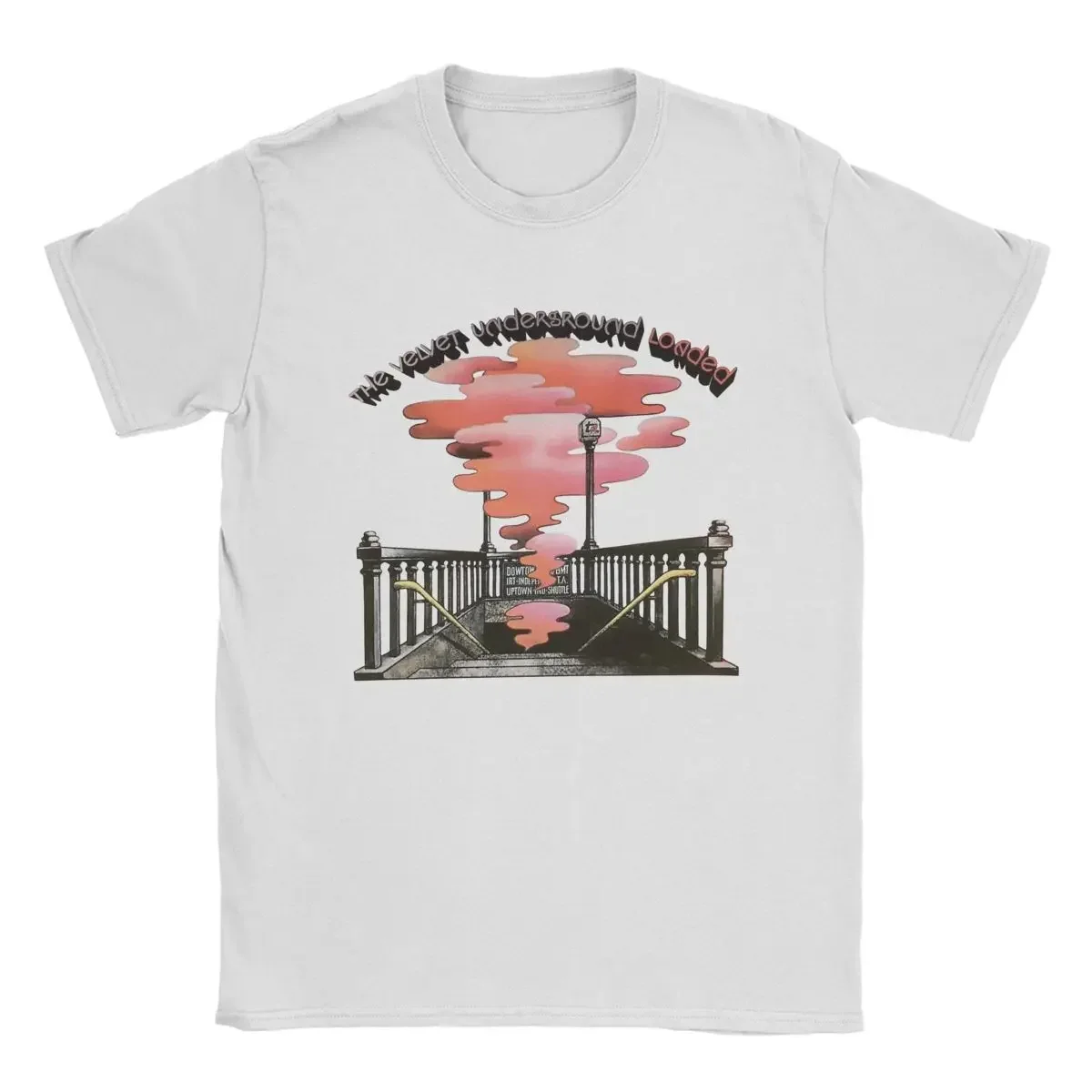 

The Velvet Underground Loaded T Shirts Men 100% Cotton Unique T-Shirts Round Collar Tees Short Sleeve Tops 6XL