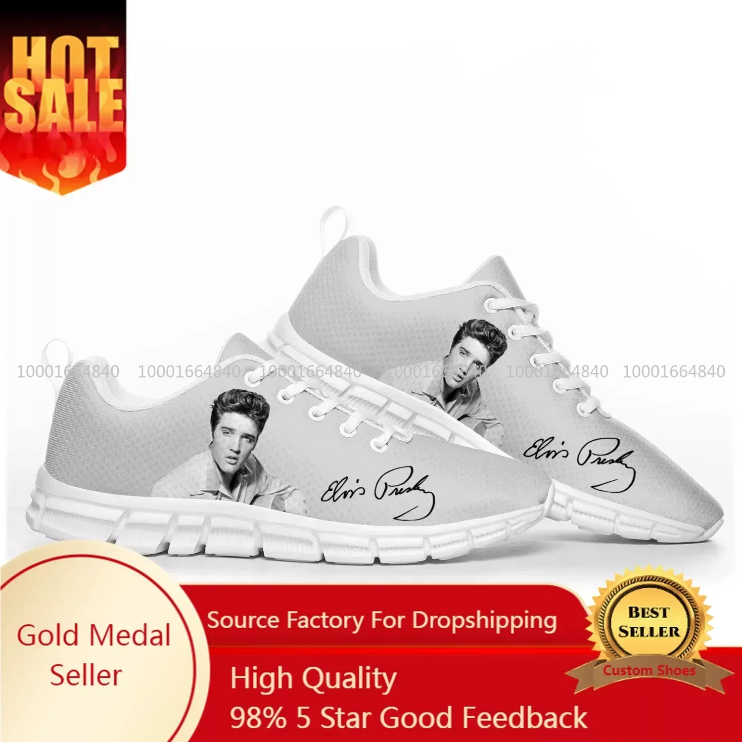 Elvis Aaron Presley Sports Shoes King Hillbilly Cat Mens Womens Teenager Kids Children Sneakers Custom Couple Shoes