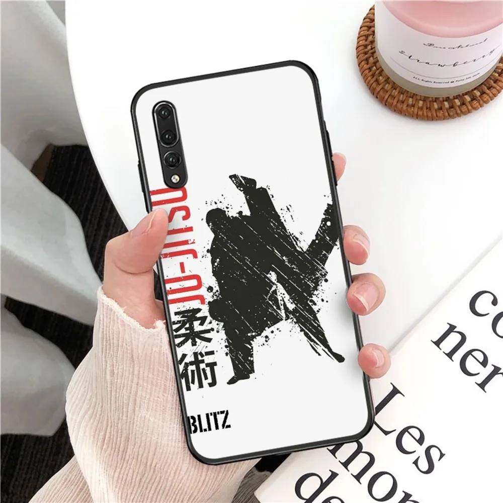 BJJ Brazilian Jiu Jitsu Phone Case For Huawei P 8 9 10 20 30 40 50 Pro Lite Psmart Honor 10 Lite 70 Mate 20lite