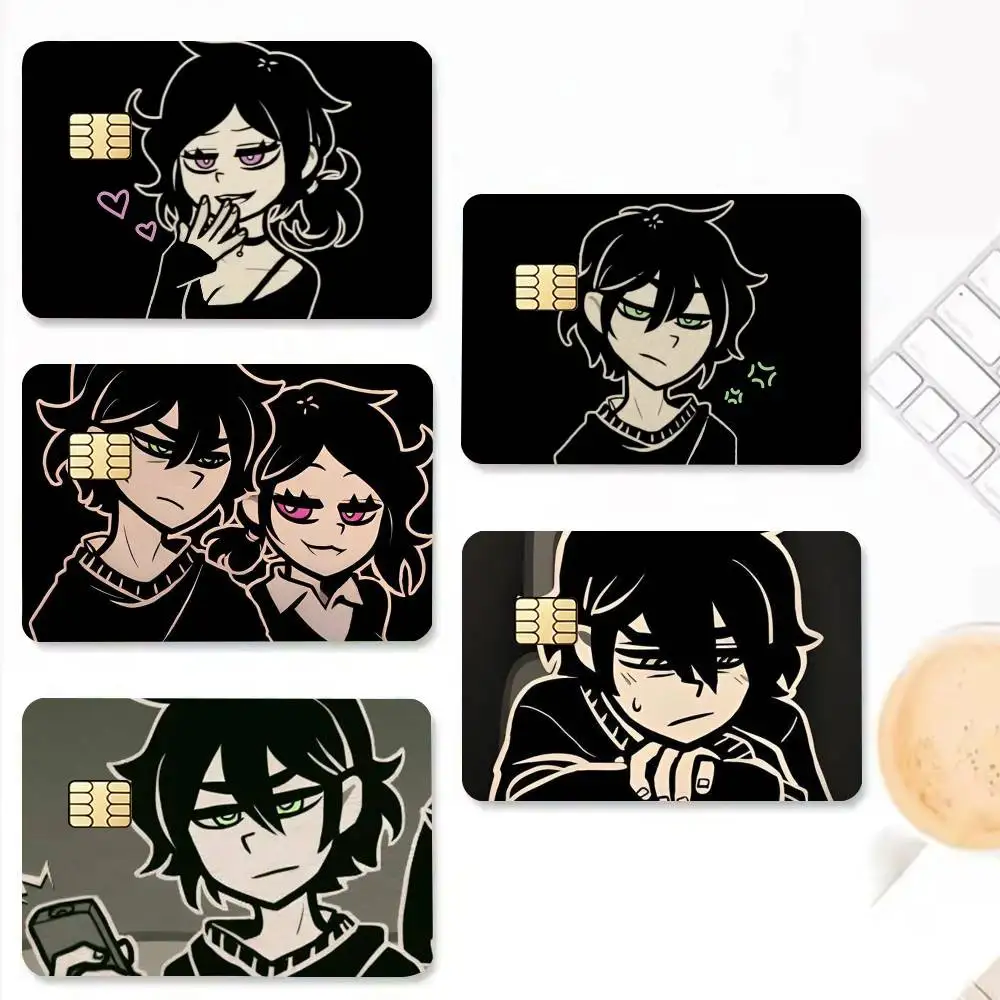 Game The Coffin of Andy and Leyley Credit Card HD Stickers Small Chip Waterproof Sticker Game Card Decal Gift