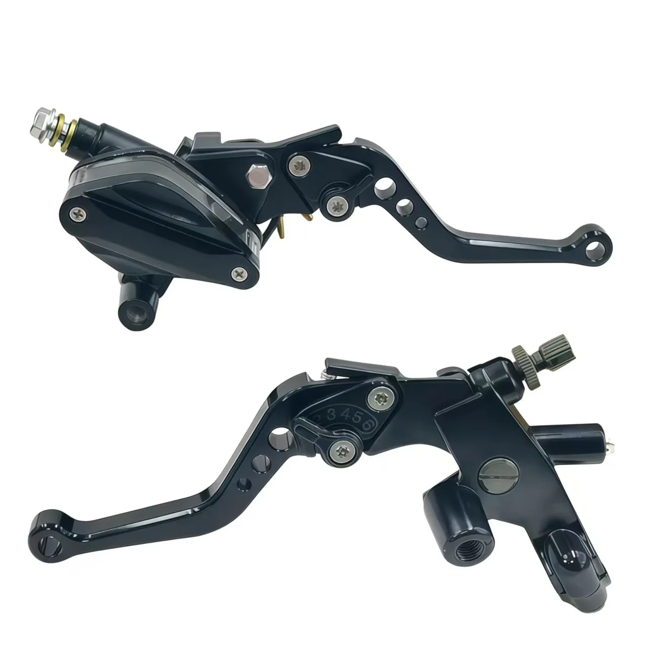 Precise Sensitive Brake Control System Motorbike Brake Aluminum Alloy Lever Silver Motorcycle Brake Ergonomic Grip Design