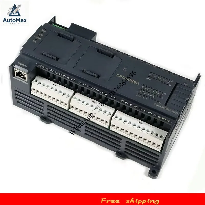 Kinco K6 Series PLC K606EA-30DT K606EA-30AT 14DI 10DO 4AI 2AO Programming controller with 2*RS485 Ethernet port