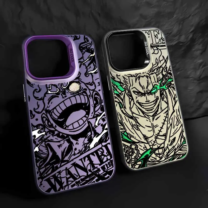 Cool Luffys Zoro Phone Case for Samsung Galaxy S26 S25 S24 S23 S22 S21 S20 Note20 FE Ultra Edge Plus 4G 5G Anti Fall Matte Cover