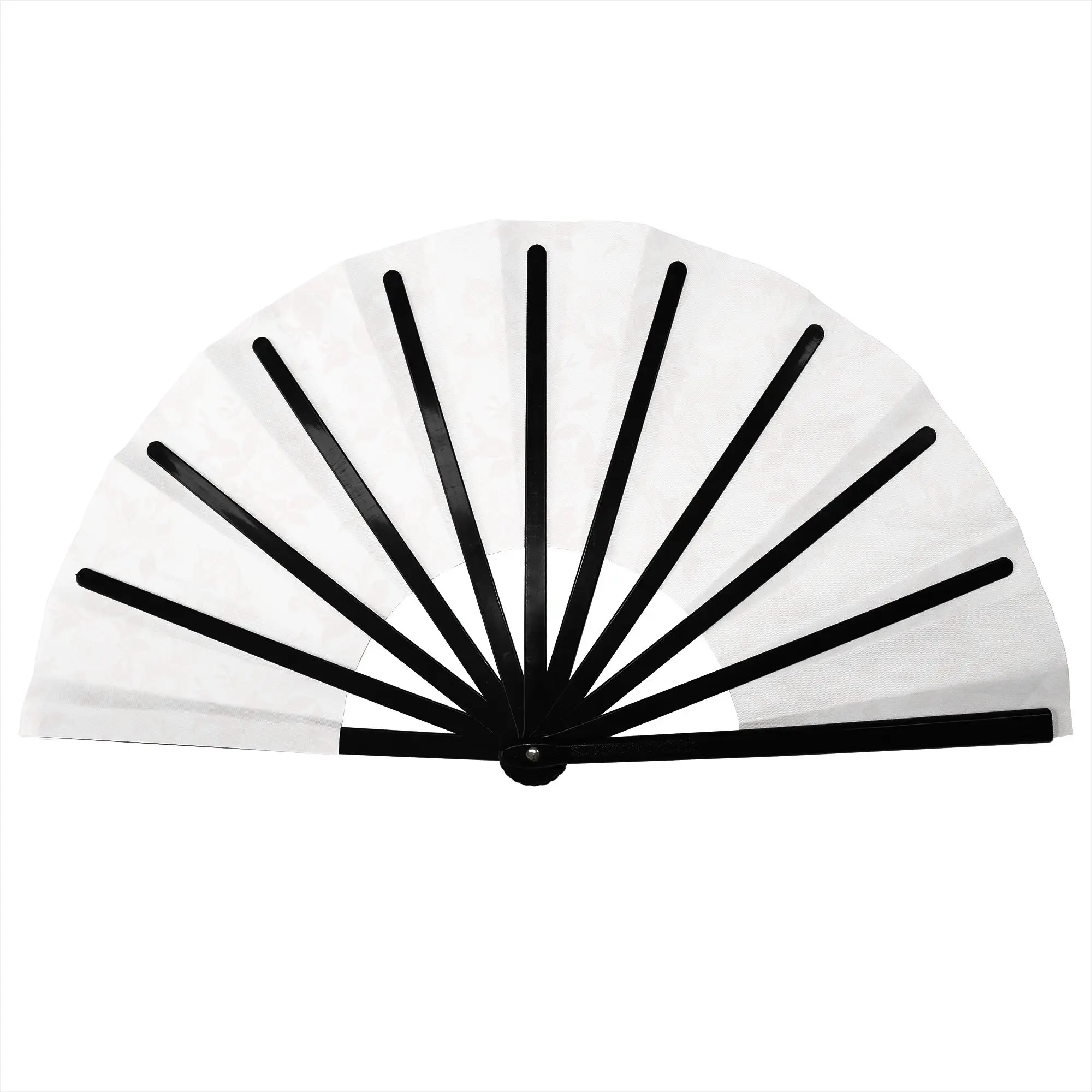 Rococo Scrolls Toile De Jouy French  Hand Fan Promotional Gift Wedding Rose Bouquets Durable Folding Fans Novelty Bulk Pack Fan